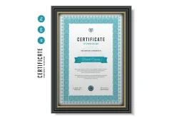 109. Clean Certificate Template