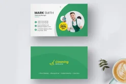 Cleaning Service Business Card