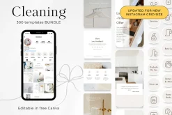 300 Cleaning Social Media BUNDLE