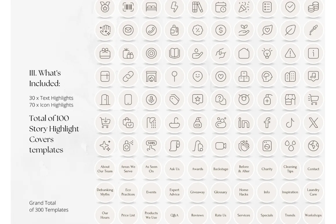 300 Cleaning Social Media BUNDLE