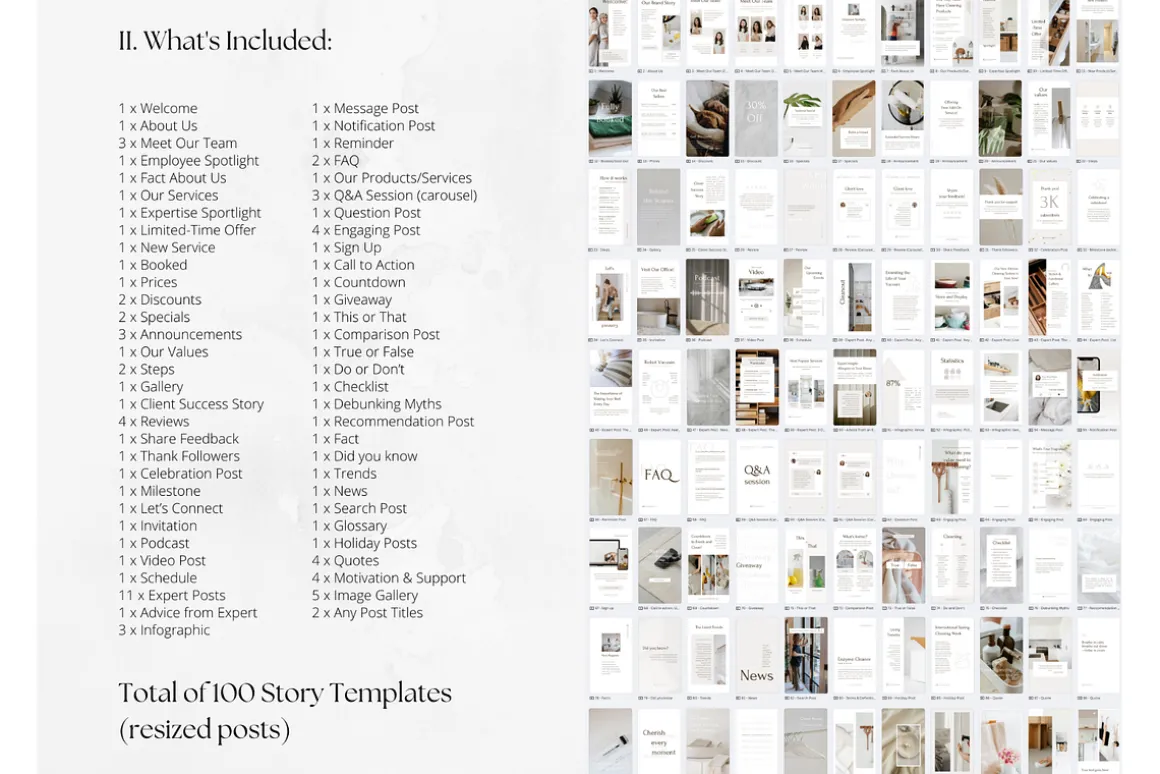 300 Cleaning Social Media BUNDLE