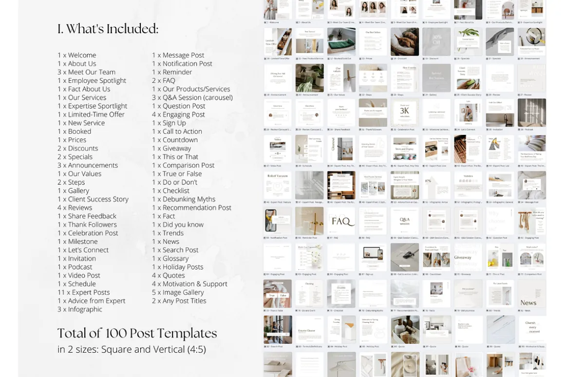 300 Cleaning Social Media BUNDLE