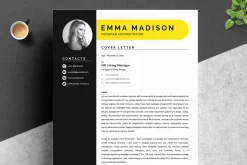 Clean & Modern Resume Template Word