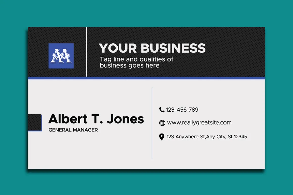 Clean Professional Business Card