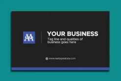 Clean Professional Business Card