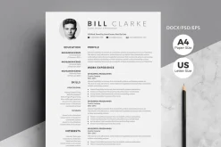 Clean Resume & Cover Letter
