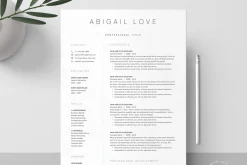 Clean Resume Pack | Word, Pages