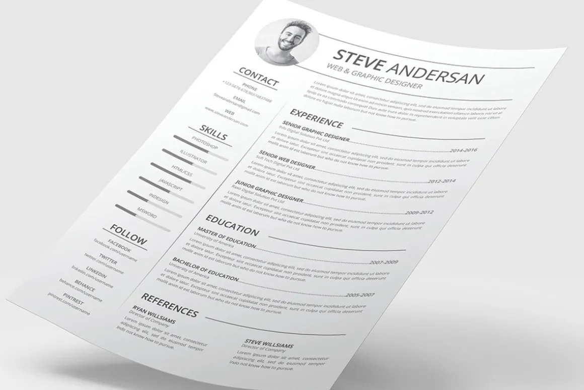 Clean Resume Template