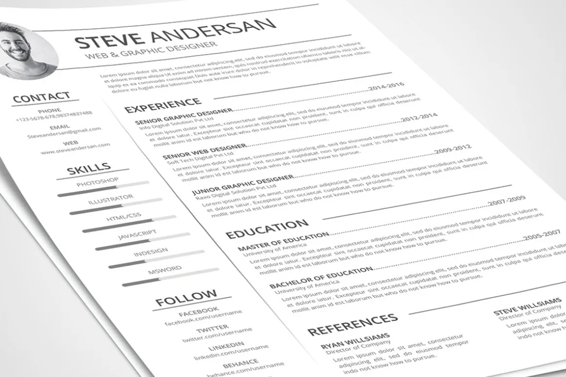 Clean Resume Template