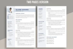 Clean Resume Template | CV for word