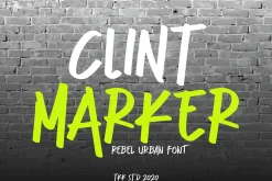 Clint Marker - Graffiti Font