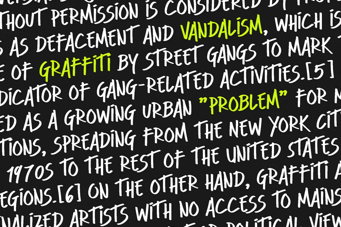 Clint Marker - Graffiti Font