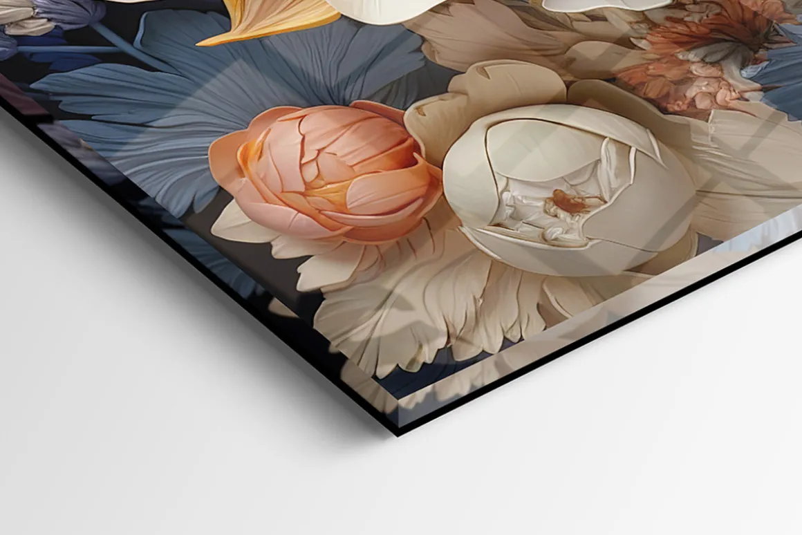 Close Up Acrylic Canvas Mockup 002