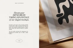 Close-Up Paper/Poster Mockup PSD