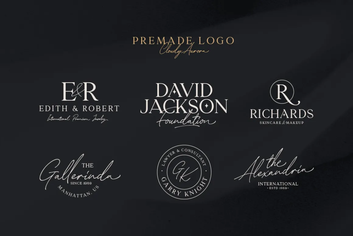 Cloudy Aurora - Font Duo (+LOGOS)