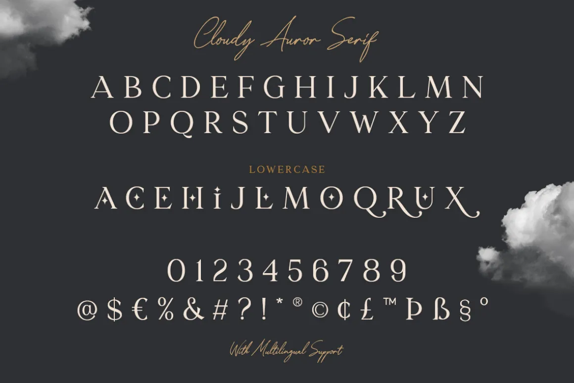 Cloudy Aurora - Font Duo (+LOGOS)