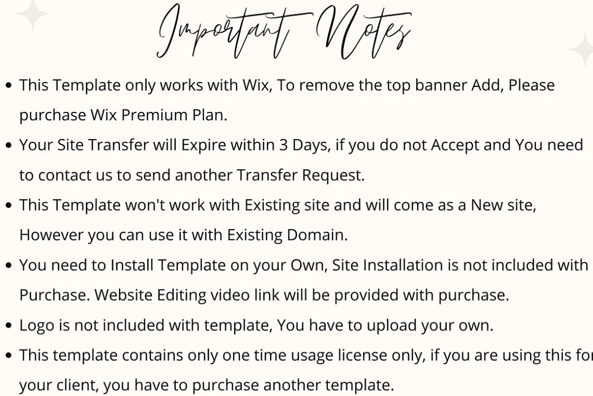 Coaching Wix Website Template