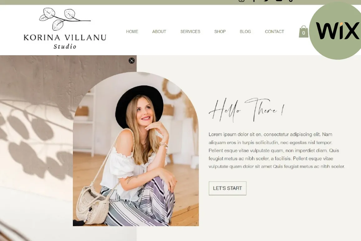Coaching Wix Website Template