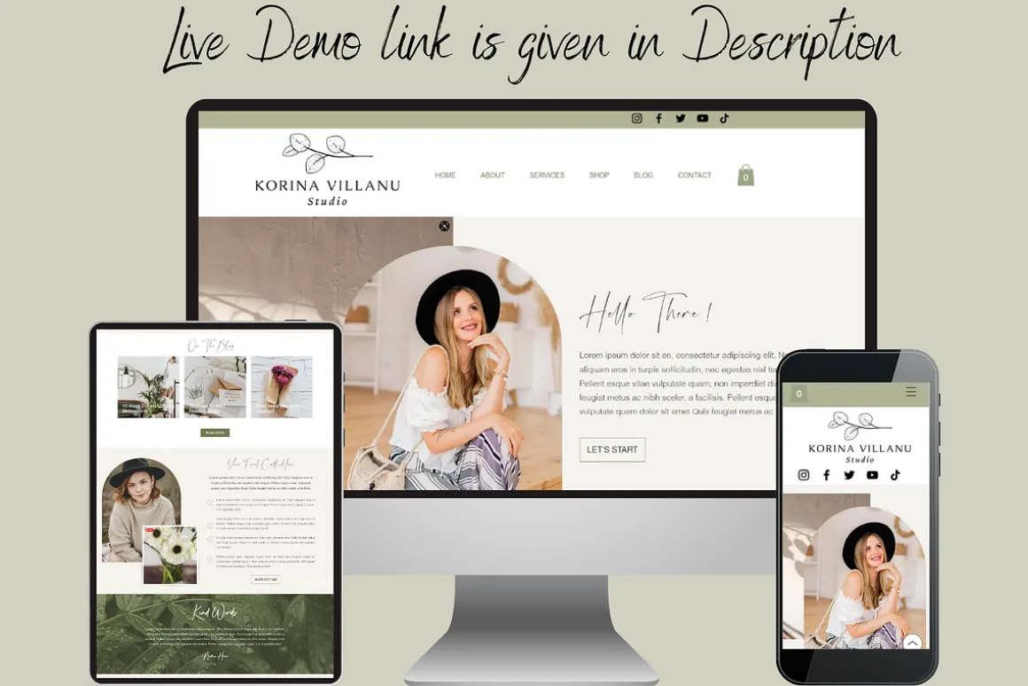 Coaching Wix Website Template