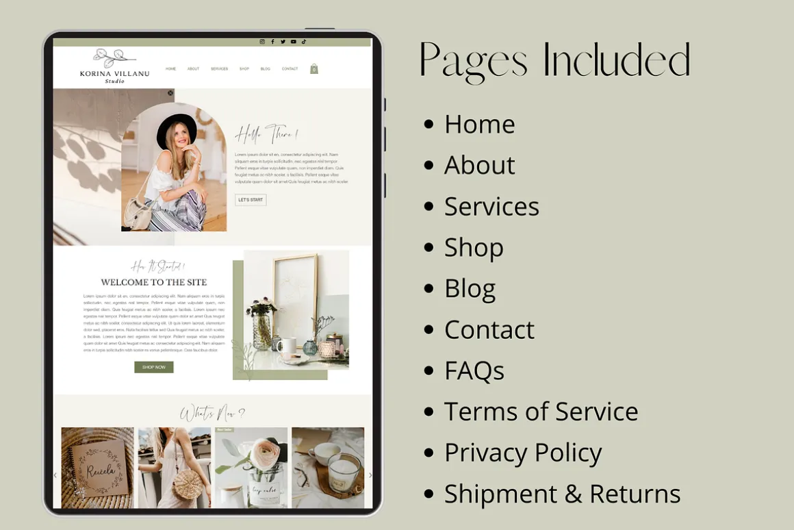 Coaching Wix Website Template