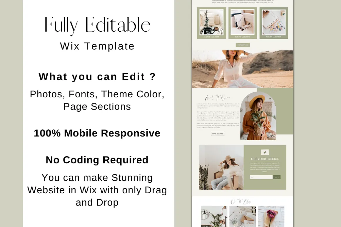 Coaching Wix Website Template
