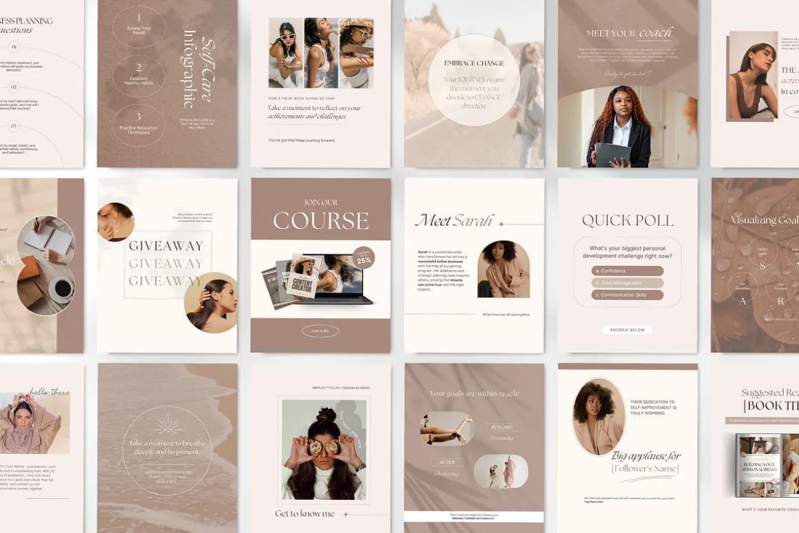 Coach Social Media Branding Bundle
