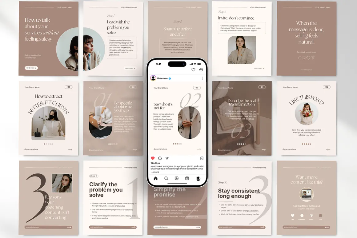 Coach Social Media Branding Bundle