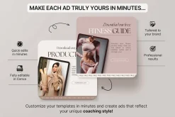 Coach Static Ad Templates Meta Beige
