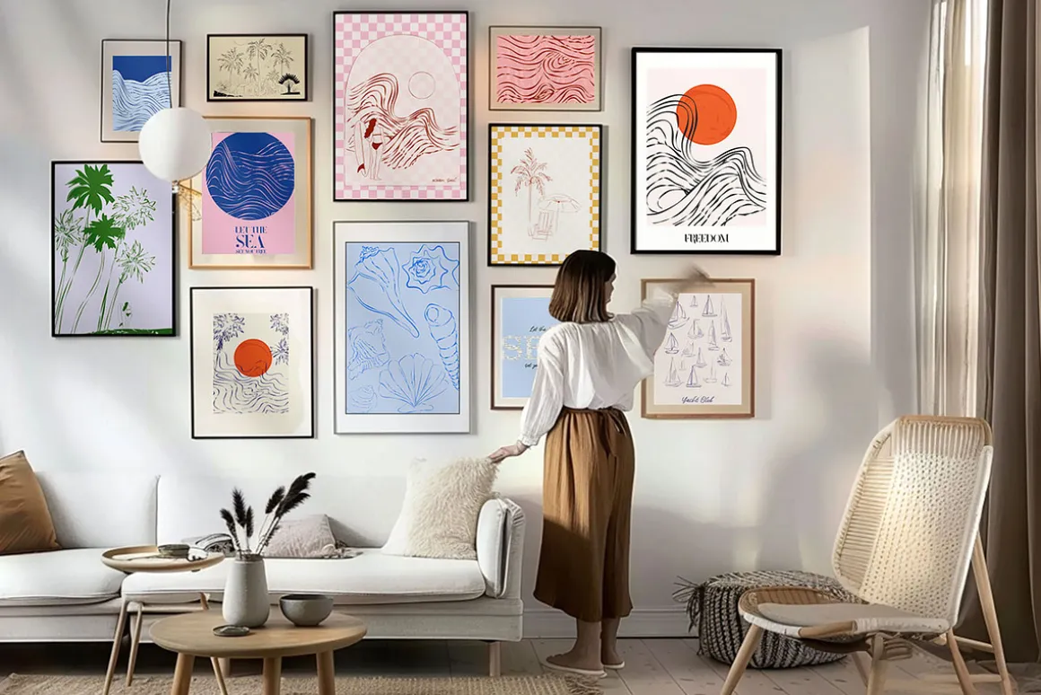 Coastal Wall Art. Posters Collection