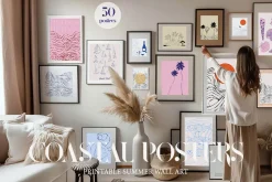 Coastal Wall Art. Posters Collection