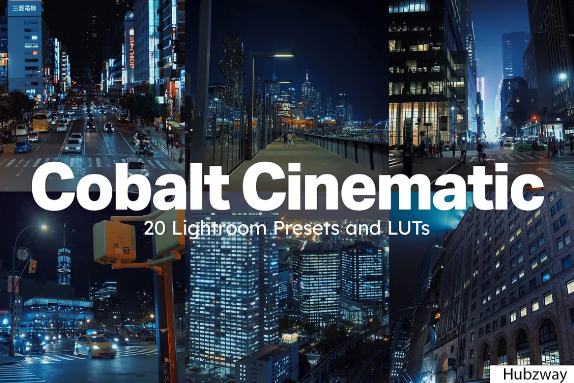 20 Cobalt Cinematic Lightroom Preset