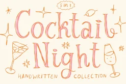 Cocktail Night Festive Font Family