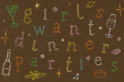 Cocktail Night Festive Font Family