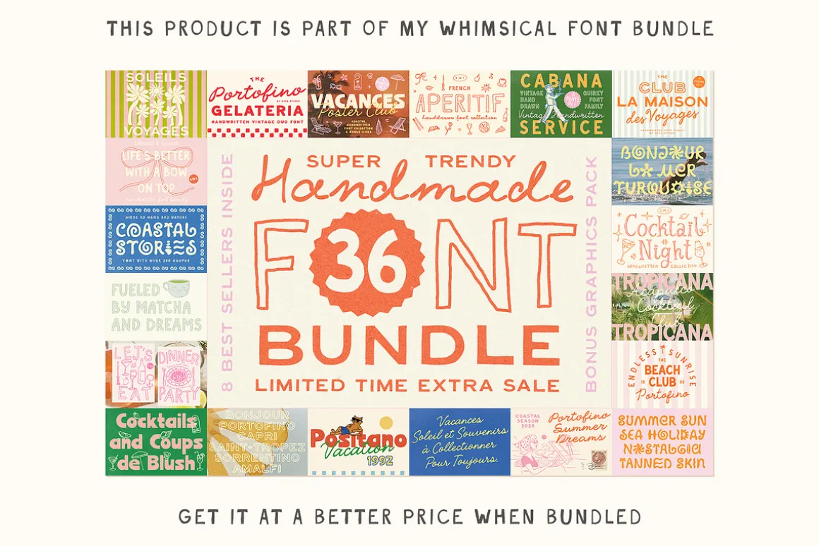 Cocktail Night Festive Font Family