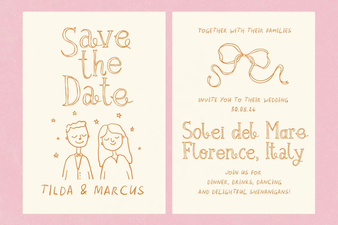 Cocktail Night Festive Font Family