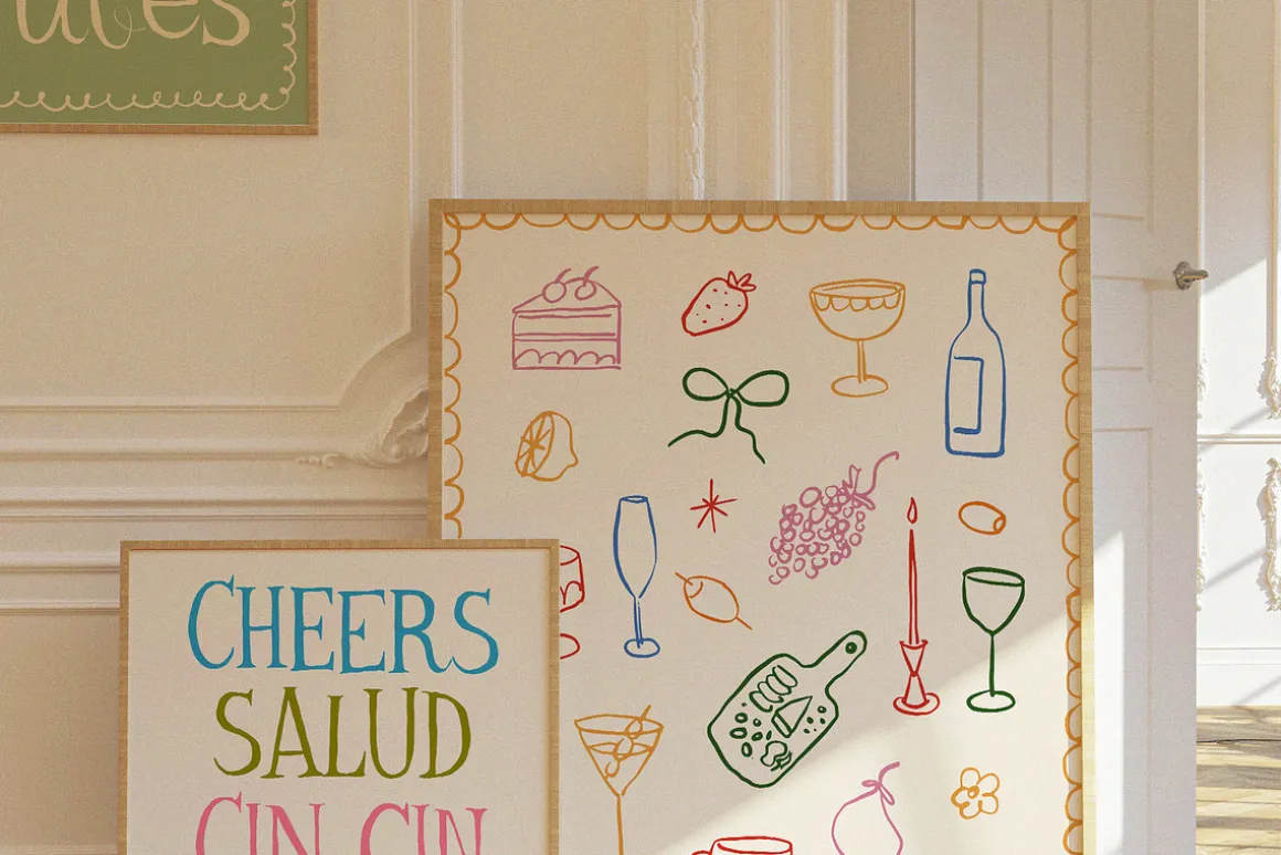 Cocktail Night Festive Font Family