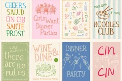 Cocktail Night Festive Font Family