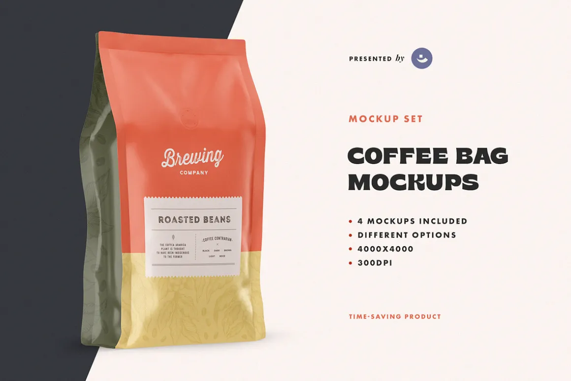 Coffee Bag Mockup Set
