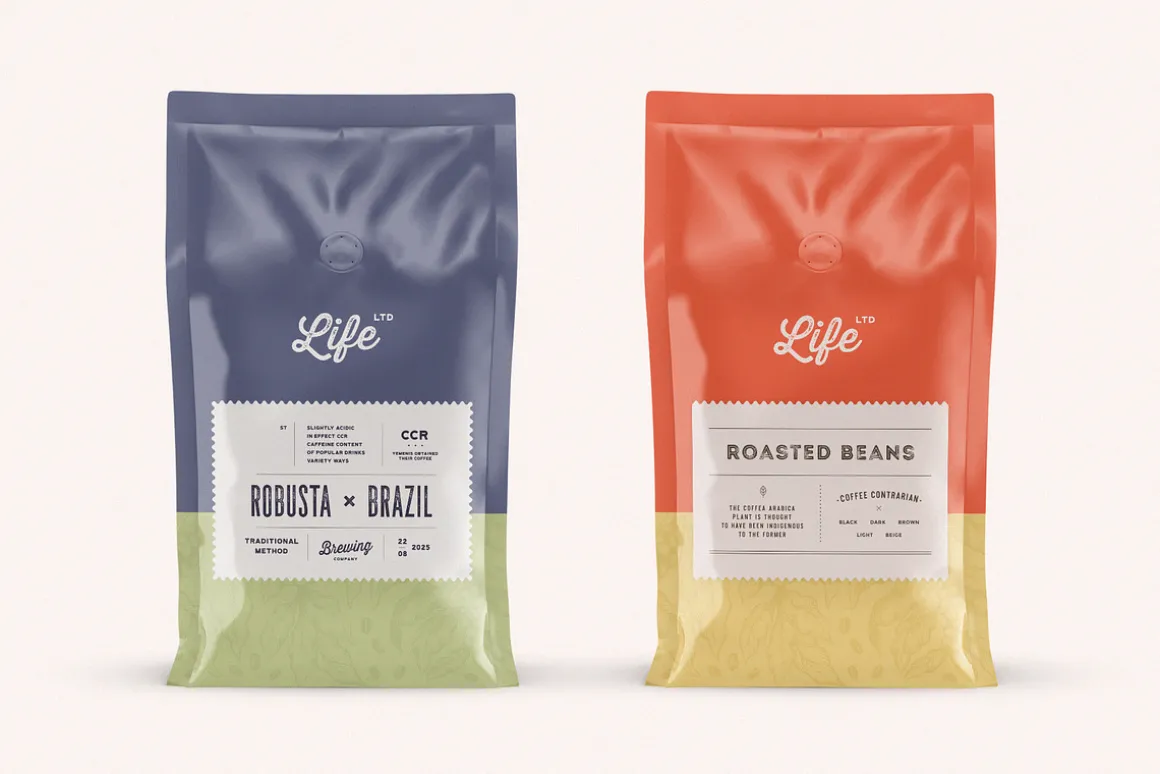 Coffee Bag Mockup Set