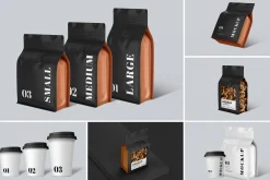 Coffee Packaging Mockups Set