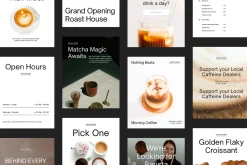 Coffee Shop Social Media Kit | Canva