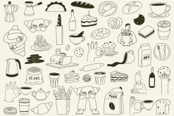 Coffee and Bakery Illustrations