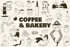 Coffee and Bakery Illustrations