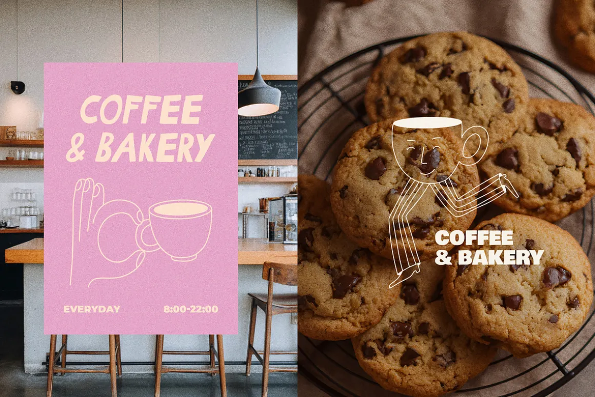 Coffee and Bakery Illustrations