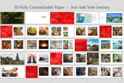 Coffee Table Book Template in Canva