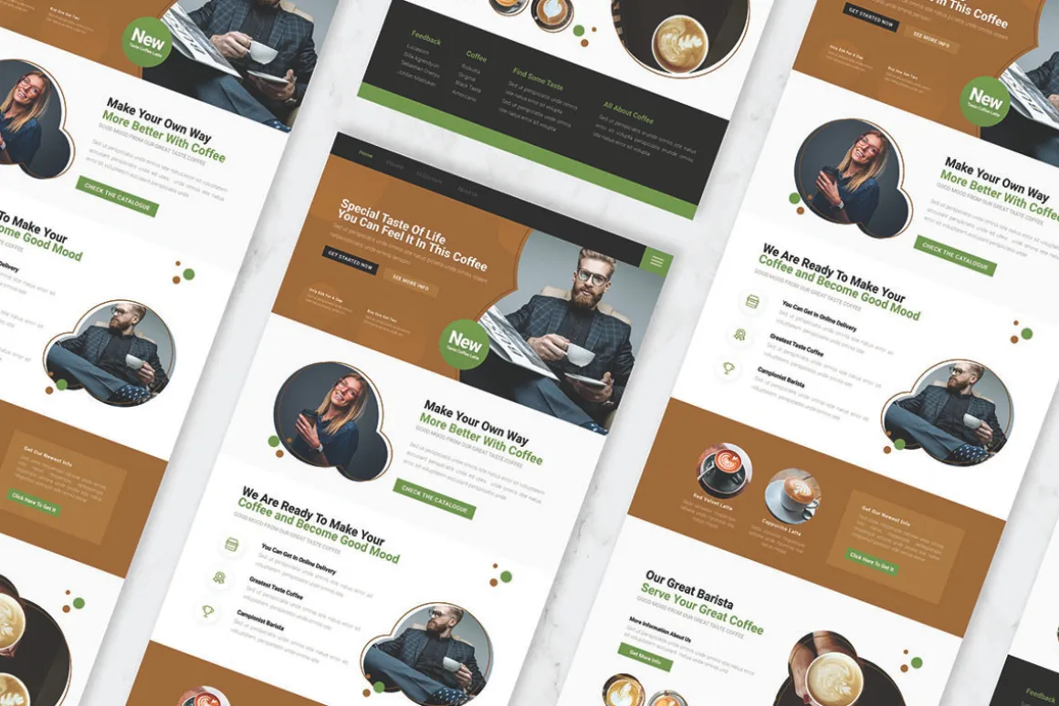 Coffee Taste Email Newsletter