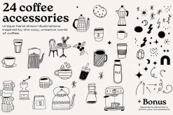 Coffee Time vector Illustrations