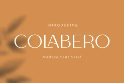 Colabero, Sans Serif Display Font