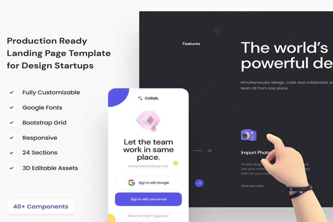 Collab Landing Page Kit