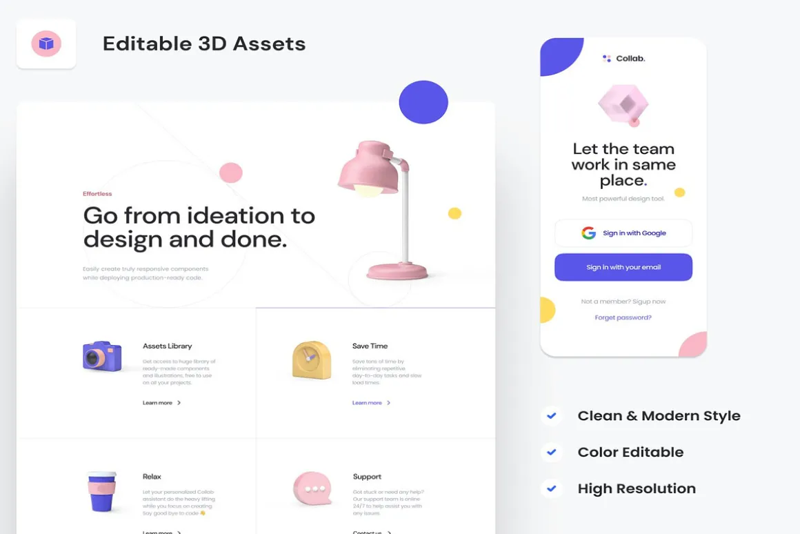 Collab Landing Page Kit